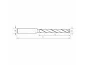 VHM-Bohrer Ø 2,8 mm 135° 5xD spiralgen. HRC (H)